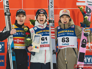 Domen Prevc (SLO), Daniel Tschofenig (AUT), Ryoyu Kobayashi (JPN)